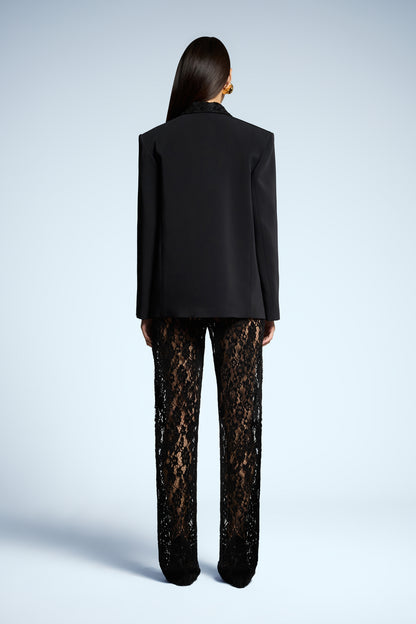 AZIA KADİFE YAKA DETAYLI BLAZER
