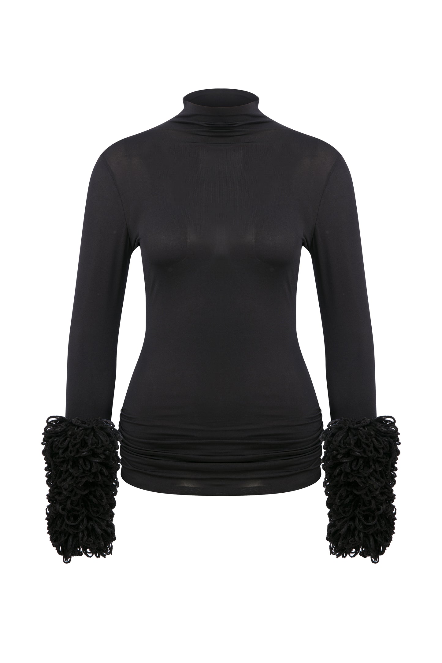 PARIS PÜSKÜL DETAYLI BLUZ