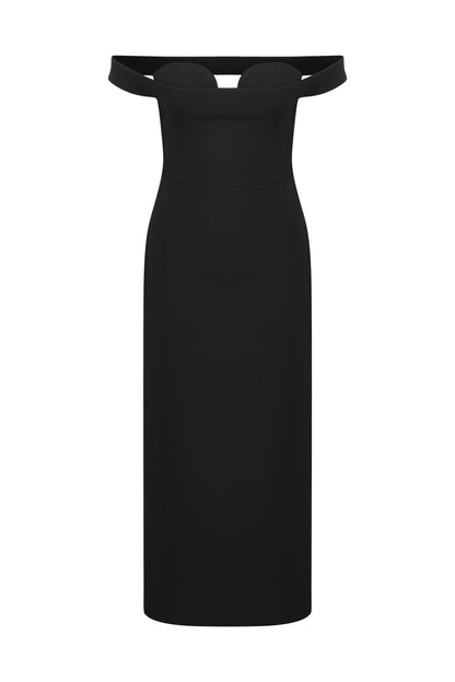 ISABELLE MİDİ ELBİSE