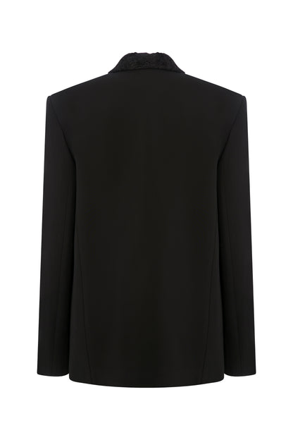 AZIA KADİFE YAKA DETAYLI BLAZER